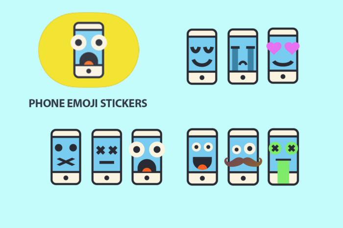 Phone Emoji Stickers – iPhone App Review Phone Emoji Stickers 700x466